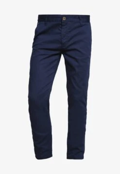 Pier One SLIM FIT CHINO - Chino - Dark Blue -Pier One Verkäufe 169130dff92040369b07b81ddb7f4bbc