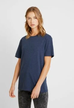 Pier One T-Shirt Basic - Dark Blue Melange -Pier One Verkäufe 1913ab27ec374ef0b3e6a5ff891afb49