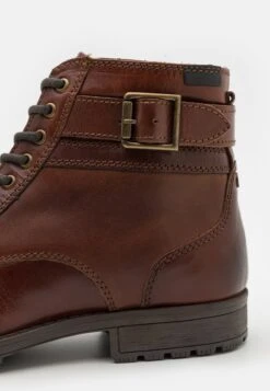 Pier One LEATHER - Schnürstiefelette - Brown -Pier One Verkäufe 19b3201b965644c88ec83f0bd4534b42