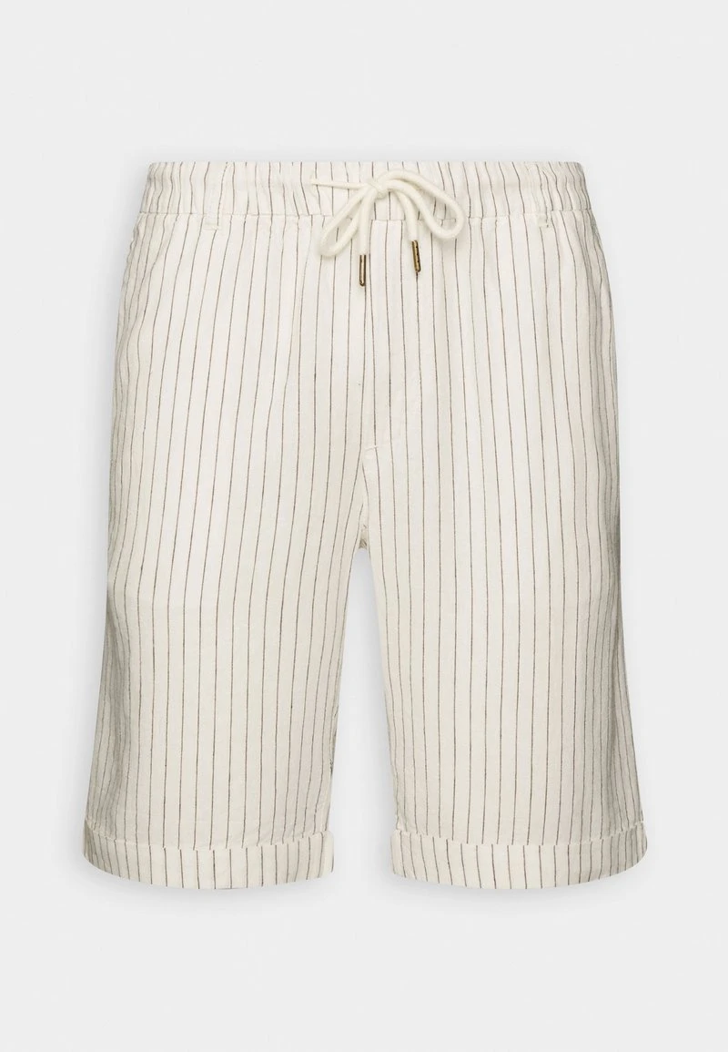 Pier One LINEN BLEND DRAWCORD SHORTS - Shorts - Off-white 3 Pier One LINEN BLEND DRAWCORD SHORTS - Shorts - Off-white