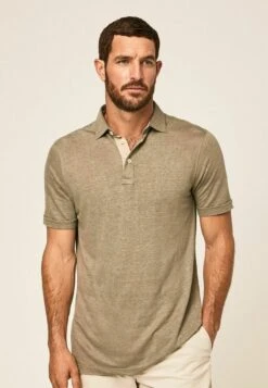 Hackett London JSY STR TRIM - Poloshirt - Khaki -Pier One Verkäufe 2489ca91ea5743f4b50f674e47421431 1