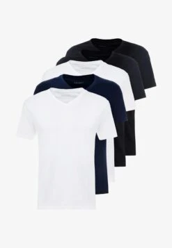 Pier One 5 PACK - T-Shirt Basic - White/blue/black 12 Pier One 5 PACK - T-Shirt Basic - White/blue/black -Pier One Verkäufe 2819a515ceaa41a7b996144dea7390c3