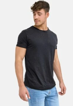 Indicode Jeans WILBUR - T-Shirt Print - Anthrazit -Pier One Verkäufe 30a31f27d98044ea9aac4f285c872a4e