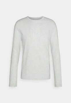 Pier One 7 PACK - Langarmshirt - Mottled Light Grey/white/mottled Dark Grey -Pier One Verkäufe 31875945b966486087c321398a091597