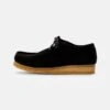 Clarks Originals WALLABEE - Sportlicher Schnürer - Black Vegan -Pier One Verkäufe 35d4cb5283a748038689740d686a214d
