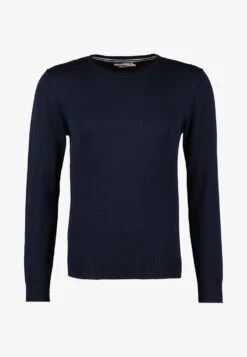 Pier One BASIC CREWNECK - Strickpullover - Dark Blue -Pier One Verkäufe 559fd963f3bf4be6abe2b2155cf5f818