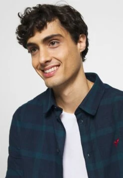 Pier One Hemd - Dark Blue/teal -Pier One Verkäufe 60ff006a248a4e558dbde6647cd82b01