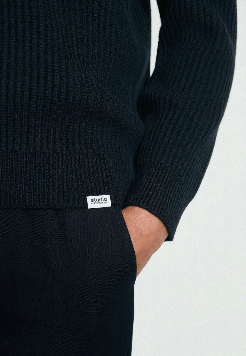 Strickpullover - Navy 5 Strickpullover - Navy – Bild 3