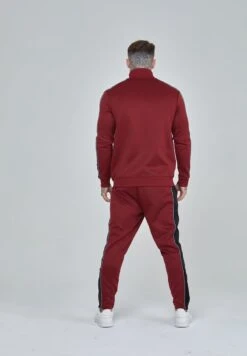 SikSilk VELOUR PANELLED - Jogginghose - Burgundy -Pier One Verkäufe 7a82ba74f0ba401cae47e9969f05759d