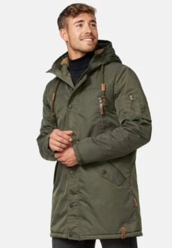 Indicode Jeans BARDSLEY - Wintermantel - Forest -Pier One Verkäufe 8025b6bab5b643808a4f9691a77ace74