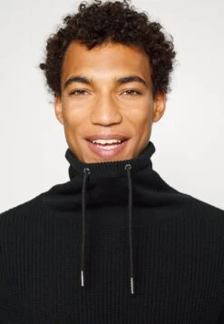 Pier One STRUCTURE BLOCK HIGH COLLAR - Strickjacke - Black 11 Pier One STRUCTURE BLOCK HIGH COLLAR - Strickjacke - Black -Pier One Verkäufe 8ae538afff544777a63a44071114fc02