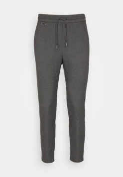 Only & Sons ONSLINUS TAP CROP PANT - Stoffhose - Medium Grey Melange -Pier One Verkäufe 9187cf24e3f74851b3e95fdeab02fc33