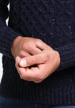 Pier One Strickpullover - Mottled Dark Blue -Pier One Verkäufe a048db5e31ba4f3589df0abe92fd4cb7