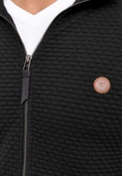 Indicode Jeans BERMIE - Sweatjacke - Black -Pier One Verkäufe b571643bd8c84dc5931fb4247ff567ff