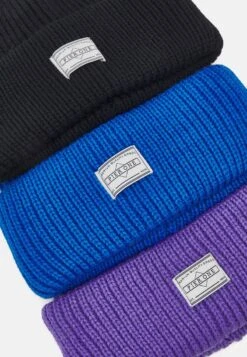 Pier One UNISEX 3 PACK - Mütze - Black/purple/blue -Pier One Verkäufe ba5783bb60ed4e1b9b810cbea2ad8012