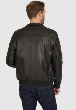 Bugatti LEONARDO - Lederjacke - Schwarz -Pier One Verkäufe c01e348df03f48c9a0dca42c9d95962f