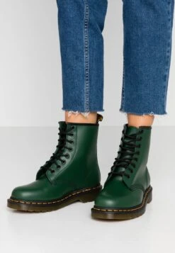 Dr. Martens 1460 BOOT - Schnürstiefelette - Green Smooth -Pier One Verkäufe c373858b3598426bbf46e8f39175df96