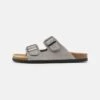 Pier One LEATHER UNISEX - Pantolette Flach - Grey 1 Pier One LEATHER UNISEX - Pantolette Flach - Grey -Pier One Verkäufe c897fe5bdf9e47c686b18fe2d973c855