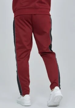 SikSilk VELOUR PANELLED - Jogginghose - Burgundy -Pier One Verkäufe c8fa19b8933441418c57ca9554f83c0c