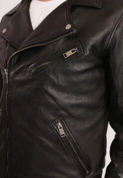 LE TEMPS DES CERISES LAMBERT - Lederjacke - Black -Pier One Verkäufe cc7396d0296f452c8f69511020b91569