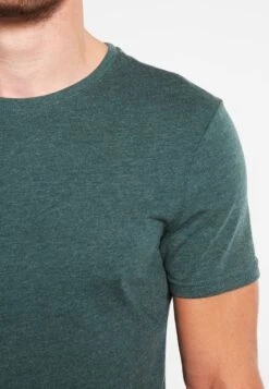 Pier One T-Shirt Basic - Green Melange 13 Pier One T-Shirt Basic - Green Melange -Pier One Verkäufe d508f159fdf845899bceb24aac987afc
