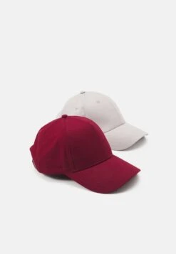 Pier One UNISEX 2 PACK - Cap - Light Grey/berry -Pier One Verkäufe dc135ddce2ca4d6ea4c07bf8c622a918 1