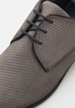 Pier One LEATHER - Schnürer - Dark Grey -Pier One Verkäufe e0f1574267c74dc1b5d53d5cfef035ae