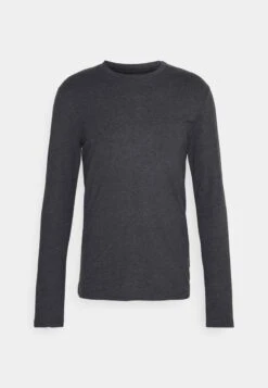 Pier One 7 PACK - Langarmshirt - Mottled Light Grey/white/mottled Dark Grey -Pier One Verkäufe ed92a811633b4c4985e1380acb2afd86